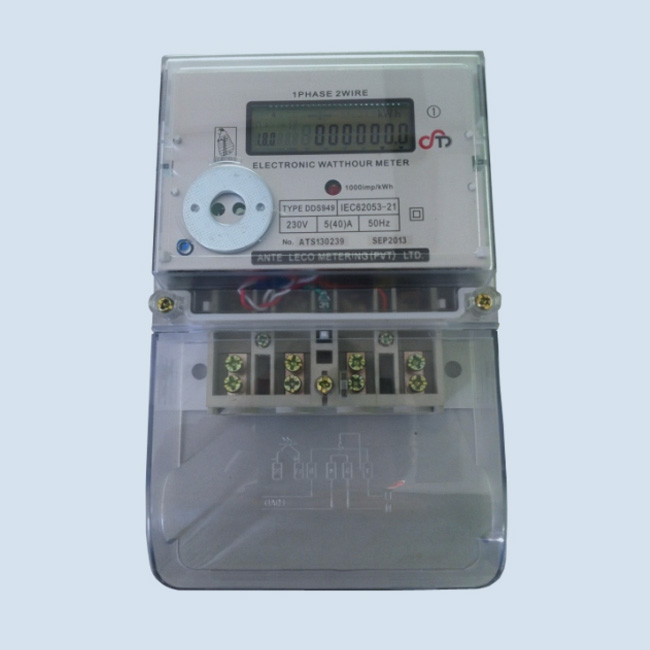 DDS949單相電子式防竊電復費率電能表