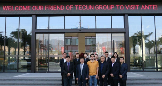 Colombia TECUN company customers visit Ante Instrument Group Co., Ltd.
